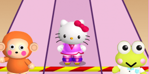 Hello Kitty závody na bruslích