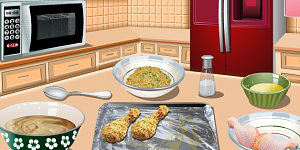 Hra - Sářina lekce vaření - pečené kuře