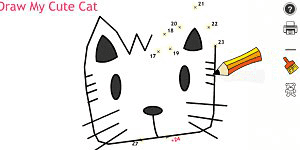Hra - Draw My Cute Cat