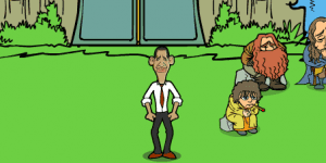Hra - Obama a Pán Prstenů