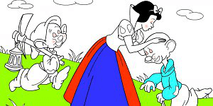 Snow White Colouring