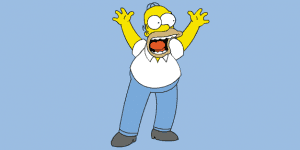 Bláznivý Homer Simpson