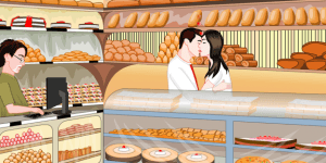 Hra - Bakery Shop Kissing