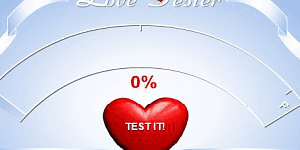 Hra - Love Tester