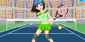 Active Tennis Player Dress Up