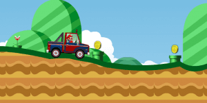 Hra - Mario Truck Ride Game
