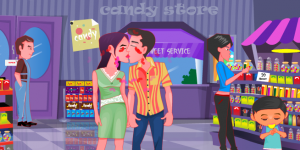 Kissing in a Candy Store