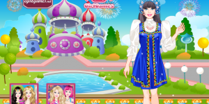 Hra - Barbie Russian Doll Dress Up