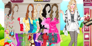 Hra - Barbie Spring Style Dress Up