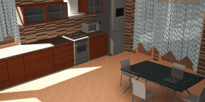 3D Kitchen Decoration