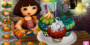 Hra - Dora Halloween Cupcakes