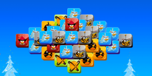 Hra - Angry Birds Mahjong