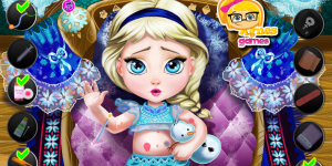 Baby Elsa Injured