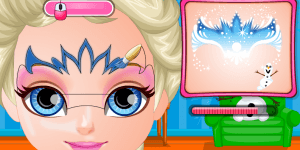 Hra - Baby Barbie Frozen Face Painting