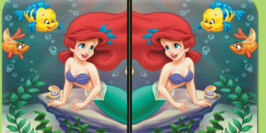 Princess Ariel Spot the Difference