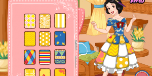 Hra - Snow White Patchwork Dress