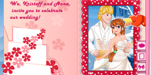 Hra - Princess Anna Wedding Invitation