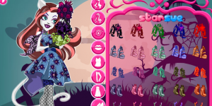 Hra - Monster High Gloom n' Bloom Catrine DeMew