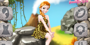 Hra - Elsa Time Travel Prehistoric Age