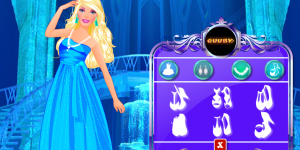 Barbie At Frozen Castle