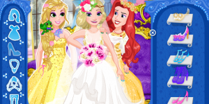 Hra - Elsa Wedding Party Dress Up