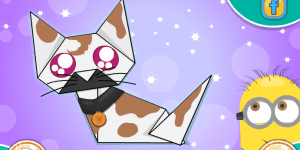 Hra - Minion Halloween Origami Cat
