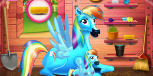 Hra - Rainbow Dash Pony And The Newborn Baby
