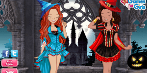Hra - Zoe & Lily: Halloween Party