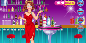 Stylish Bartender Girl