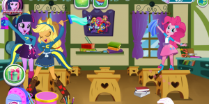 Hra - Equestria Girls Classroom Cleaning
