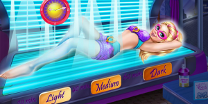 Hra - Super Barbie Tanning Solarium