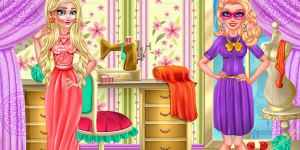 Hra - Winter Fashion Elsa and Super Barbie