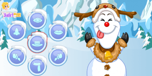 Hra - Anna & Elsa Build Snowman