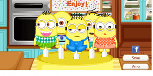 Cooking Frenzy Minion Lollipops