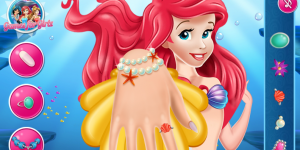 Hra - The Little Mermaid Ariel Nails Salon