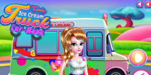 Hra - Girly Ice Cream Truck Car Wash