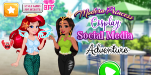 Modern Princess Cosplay Social Media Adventure