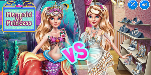 Hra - Ellie Mermaid vs Princess