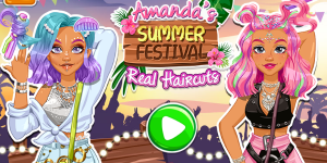 Hra - Amanda's Summer Festival Real Haircuts