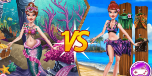 Hra - Princess vs Mermaid Outfit