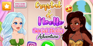 Hra - Crystal and Noelle's Social Media Adventure
