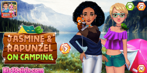 Hra - Jasmine and Rapunzel on Camping