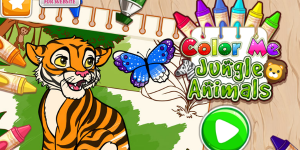 Color Me Jungle Animals
