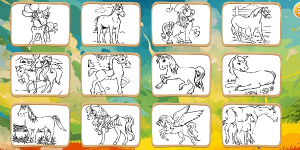 Hra - Horse Coloring Book
