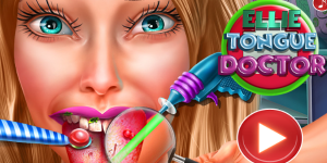 Hra - Ellie Tongue Doctor