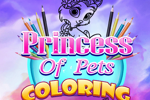 Hra - Princess of Pets Coloring