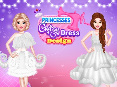 Hra - Princesses Crazy Dress Design