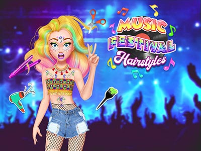 Hra - Music Festival Hairstyles