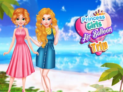 Hra - Princess Girls Air Balloon Trip