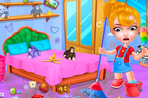 Hra - Baby Doll House Cleaning Game